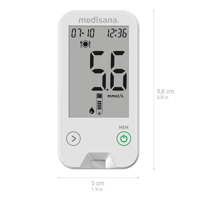 Medisana Glukometr s příslušenstvím 79034 MediTouch 2 (mmol/l) s USB